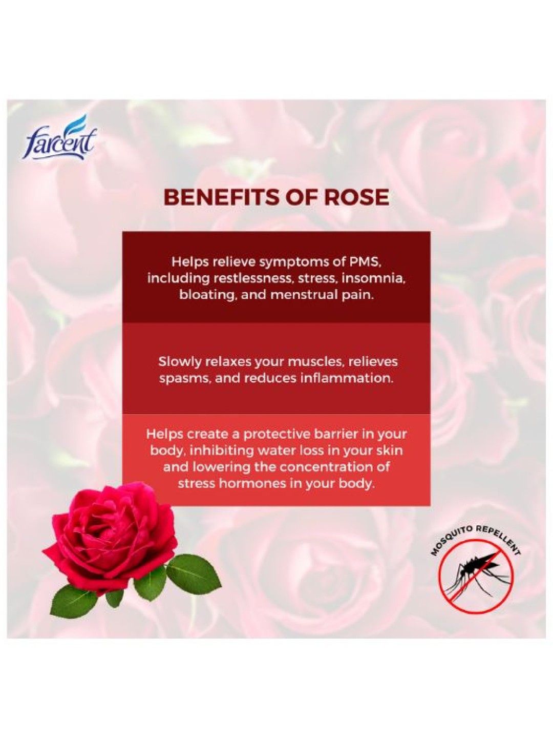 Farcent Mosquito Repellent Gel Rose 170g Set of 2 edamama